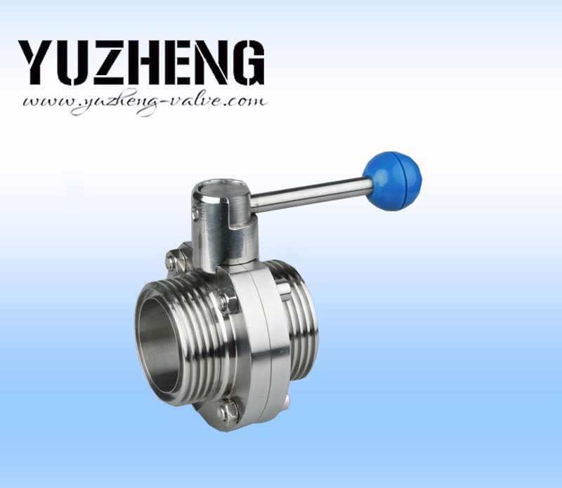 1inch SUS304/316L Sanitary Stainless Steel Price Pneumatic Valve Butterfly Valve