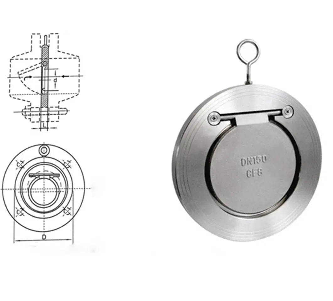 Wafer Check Valve Front View