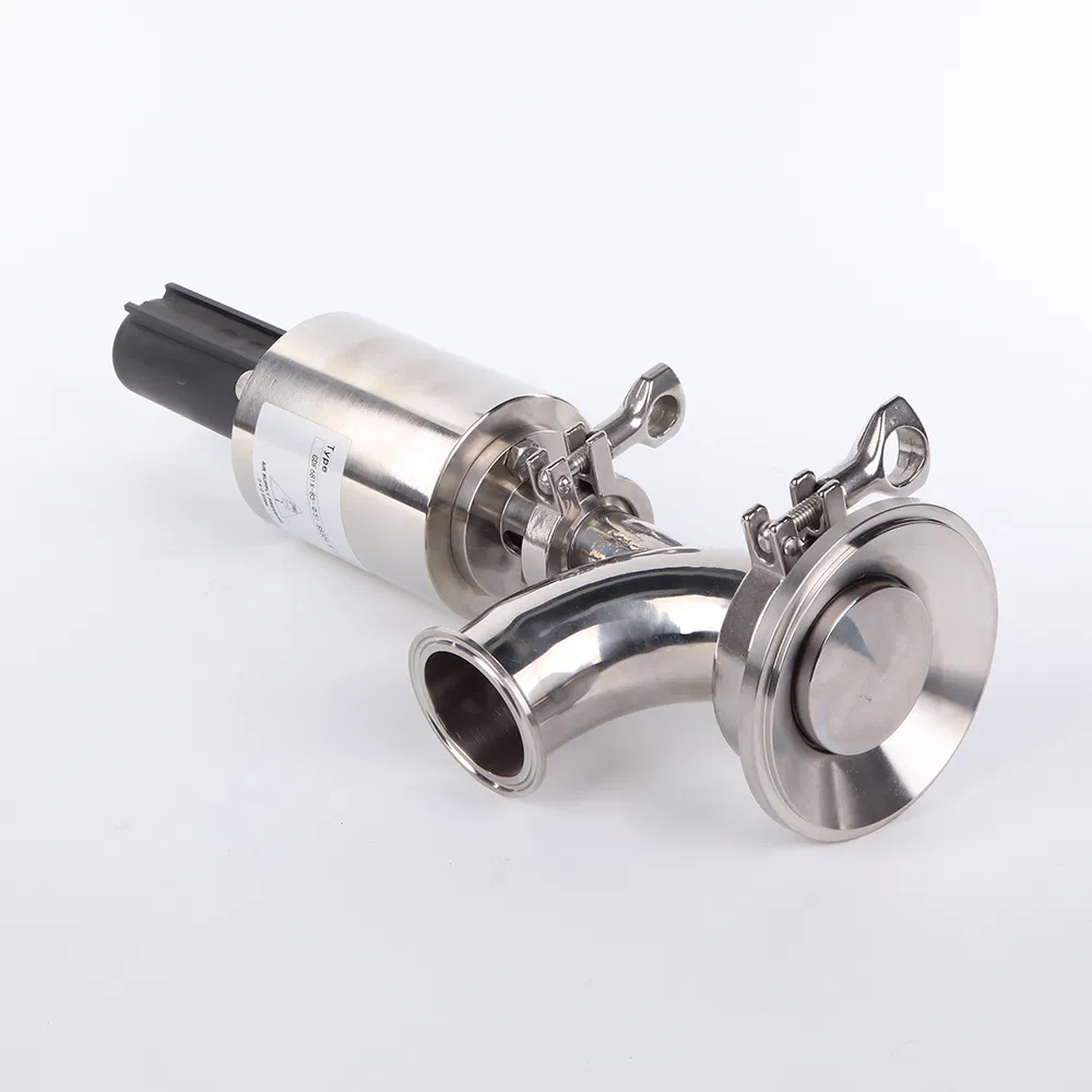 Food Grade Stainless Steel Intelligent Pneumatic Electric Manual Sanitary Valve