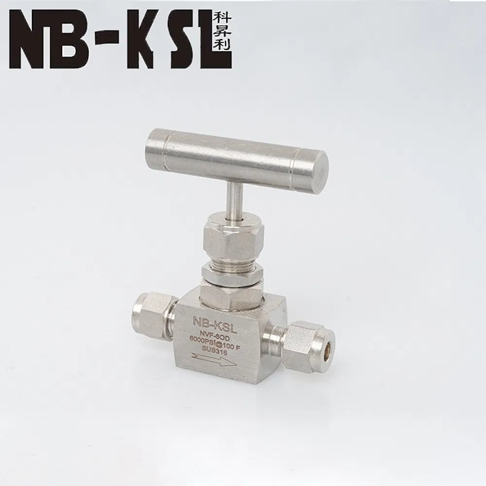 Customizable High Pressure Stainless Steel Ferrule Type Needle Valve for Laboratory Equipment