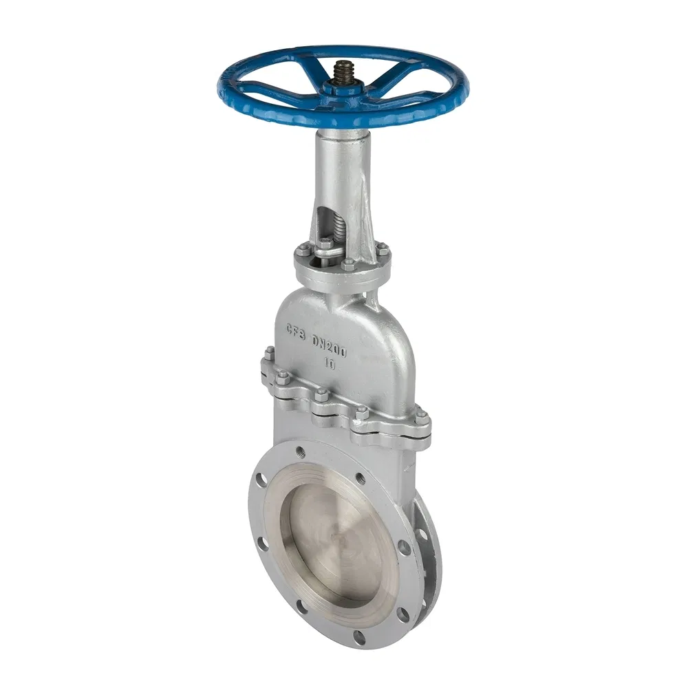 Dmz Model Slurry Sealing Unidirectional Knife Gate Valve for Medium Temperature Conditions