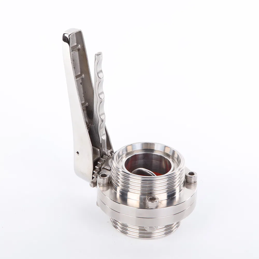 Food Grade Stainless Steel Intelligent Pneumatic Electric Manual Sanitary Valve