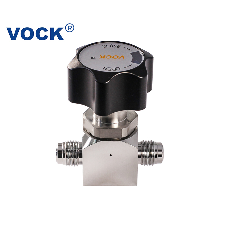 Vock Global ANSI Instrument Stainless Steel Gas Manual Diaphragm Valve 4500psi