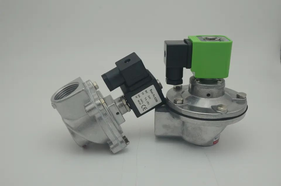 DMF-Z-20 Series 2/2 Ways Direct Acting Right Angle Pulse Valve Pneumatic Dust Diaphragm Pulse Solenoid Valve