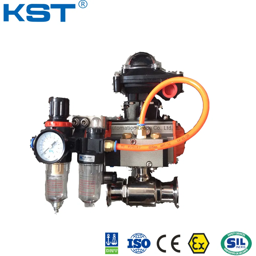 Stainless Steel Electric Actuator Sanitary Ball Valve with Ce/FDA