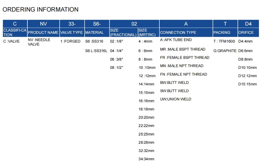 High Pressure Needle Valve 2
