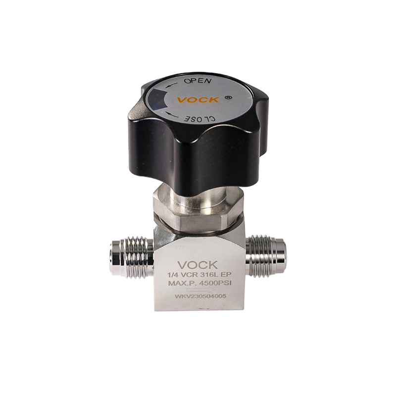 Vock Global ANSI Instrument Stainless Steel Gas Manual Diaphragm Valve 4500psi
