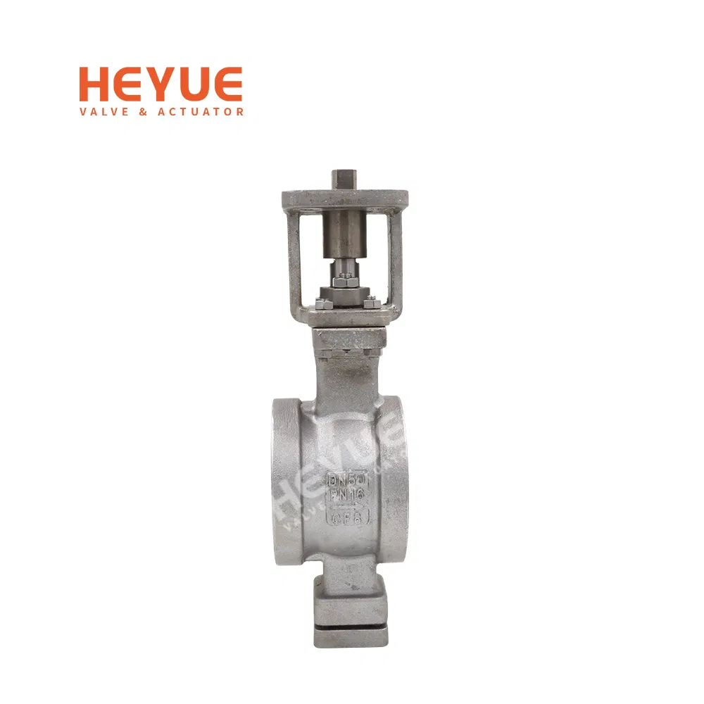 Industrial Wafer Type Segment Ball Valve with CF8m Construction