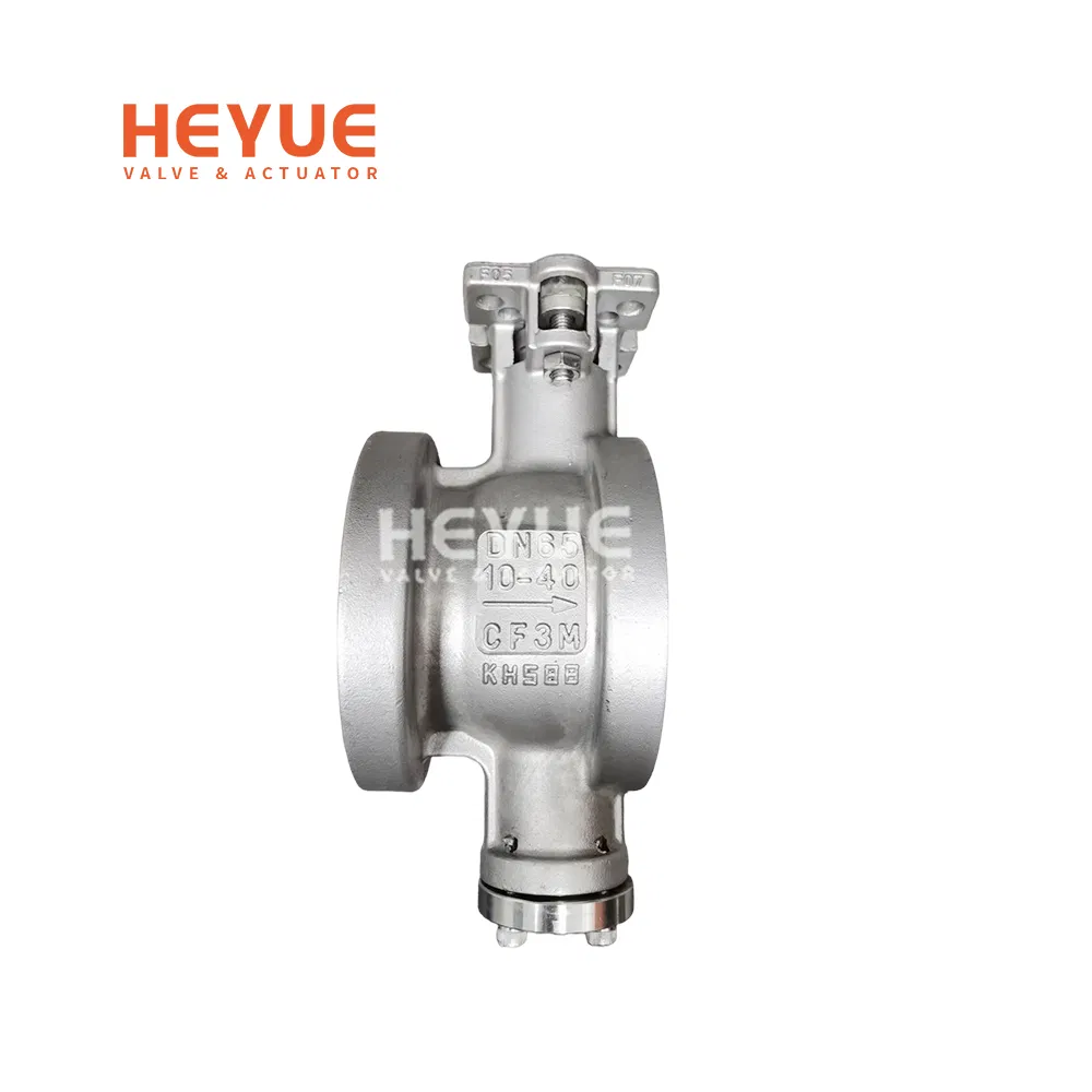 Industrial Wafer Type Segment Ball Valve with CF8m Construction