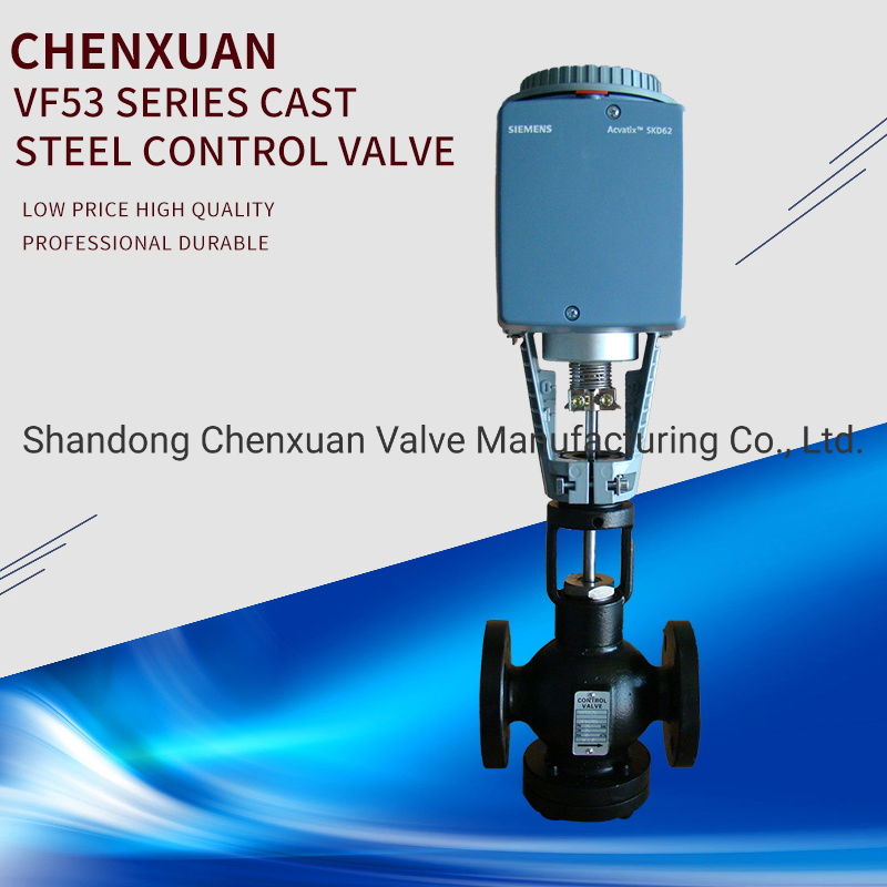 Water Valve Controlled Electrically Electric Valve Flow Control Thermostat Valve for Steam Control Valve