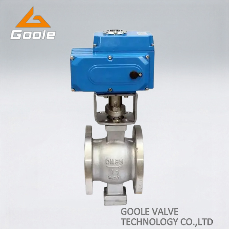 Electric Operated Stainless Steel Wafer V-Type Segment Regulating Ball Valve