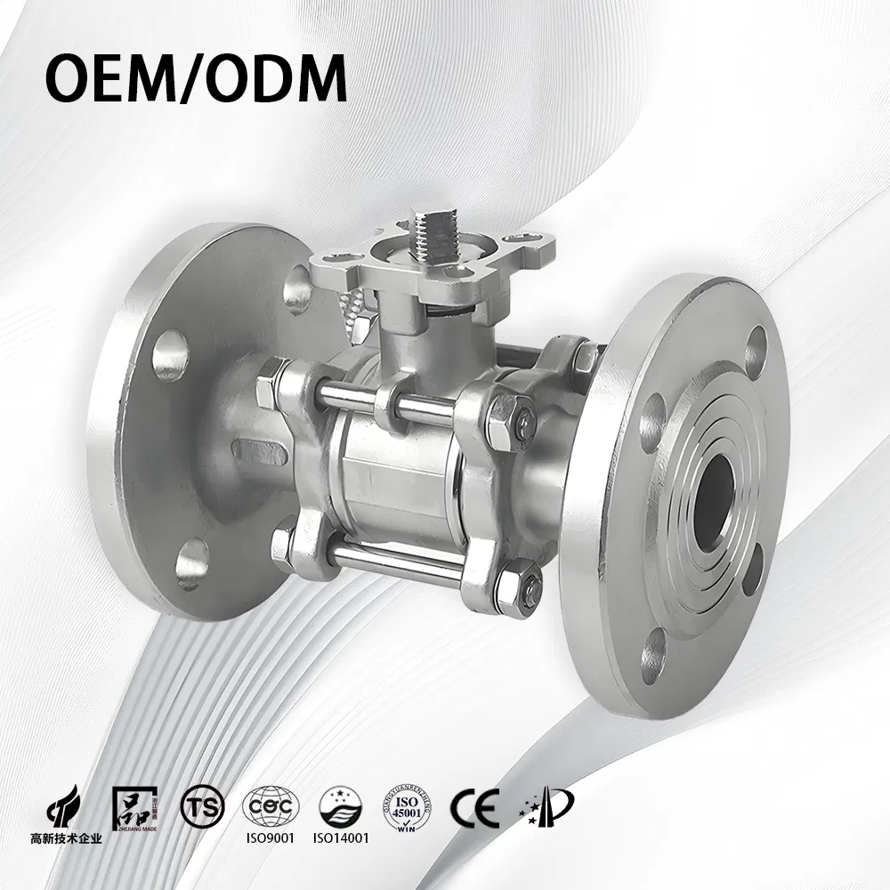 Stainless Steel/Industrial/Water Use/3 Way/Check/Control/Globe/Reducing/Pneumatic/Float/Gate/Gas/Flange/Ball Valves Series for Gas/Water/Steam
