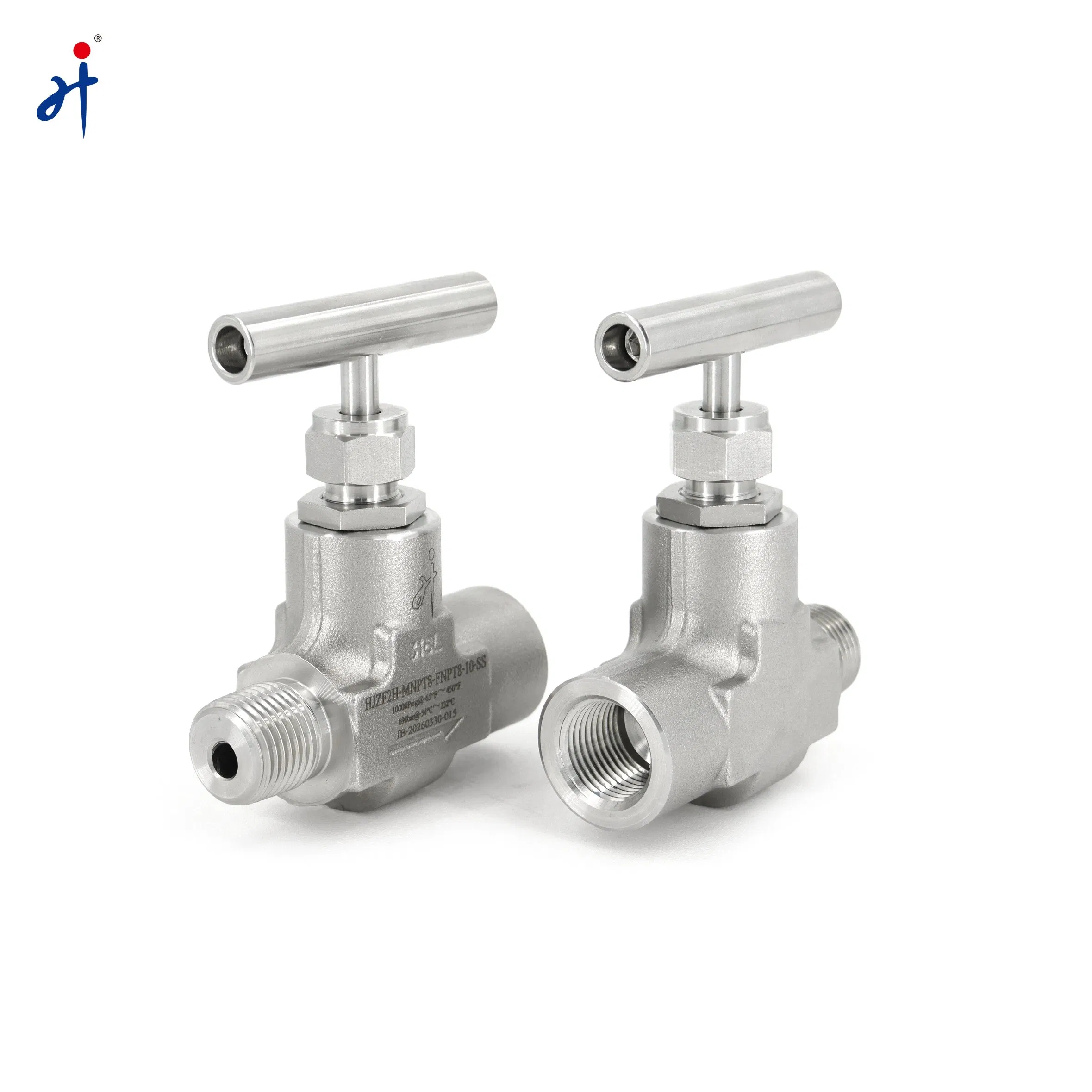 SS316 Forged Needle Valve 10000psi High Pressure 1/2 NPT Male Female Thread for Oil Gas