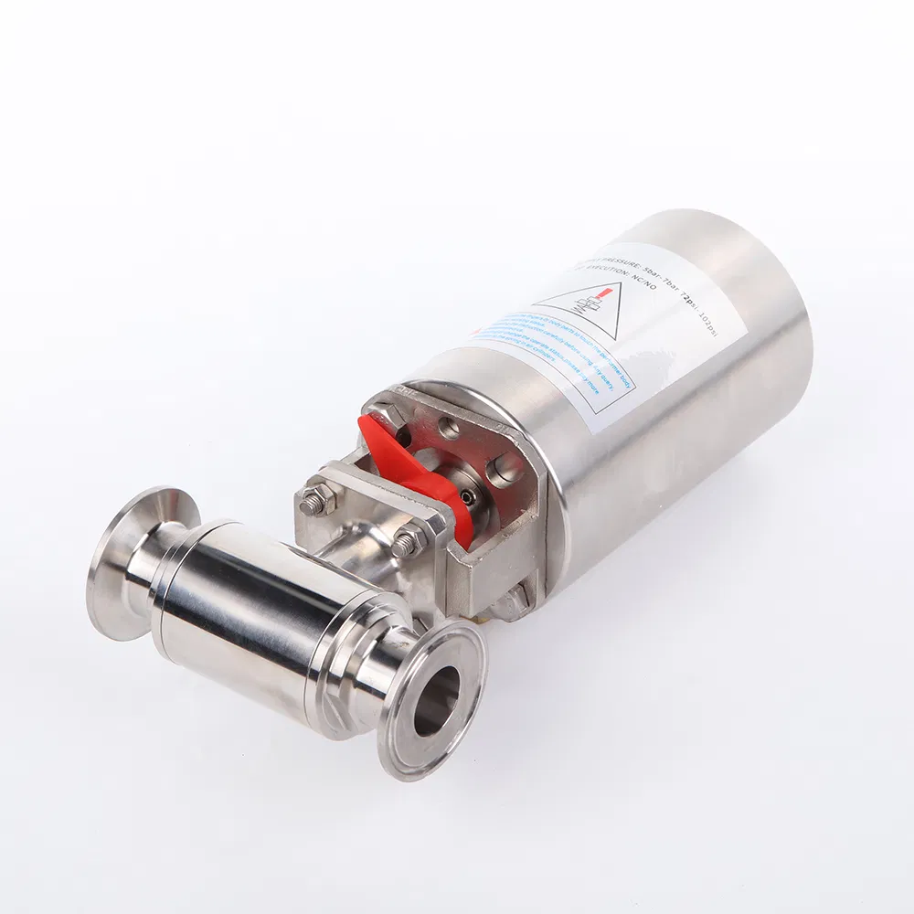 Food Grade Stainless Steel Intelligent Pneumatic Electric Manual Sanitary Valve