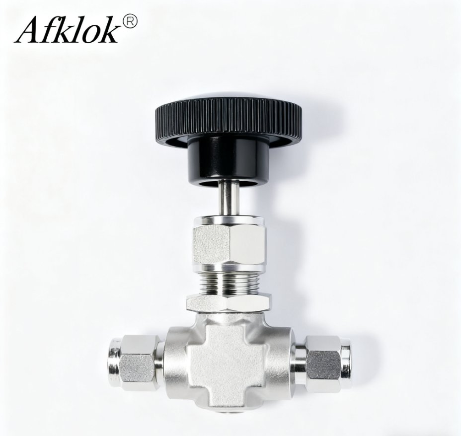 1/2 1/4 SS316 Manual Standard Ferrule Needle Valve for Gases and Laboratories