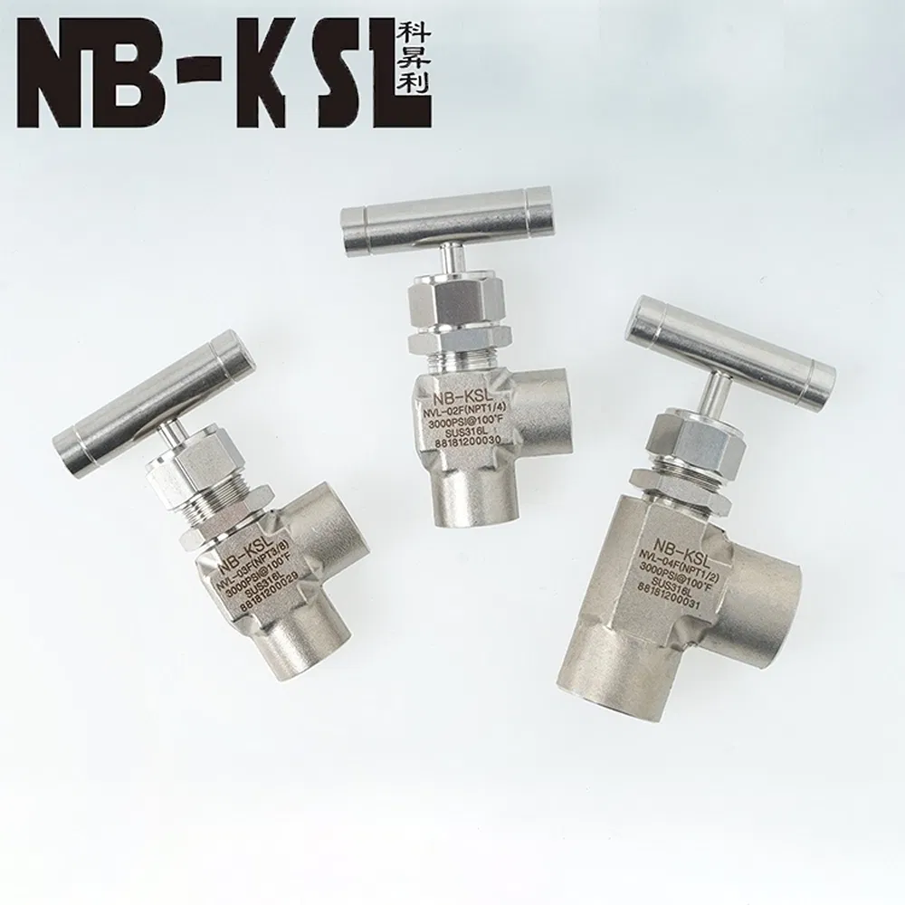 High Strength Stainless Steel High Pressure Female Thread Gas Needle Valve