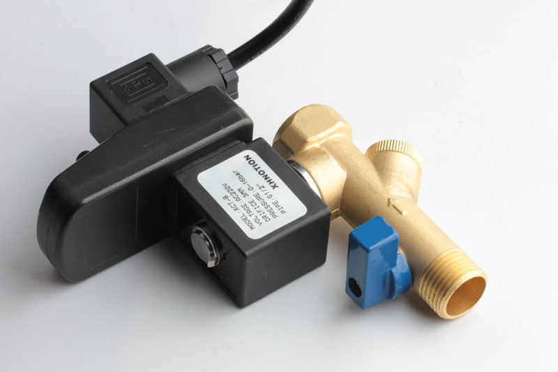 Xhnotion Pneumatic 220VAC G1/2" Xct Series Timer Drain Solenoid Valve