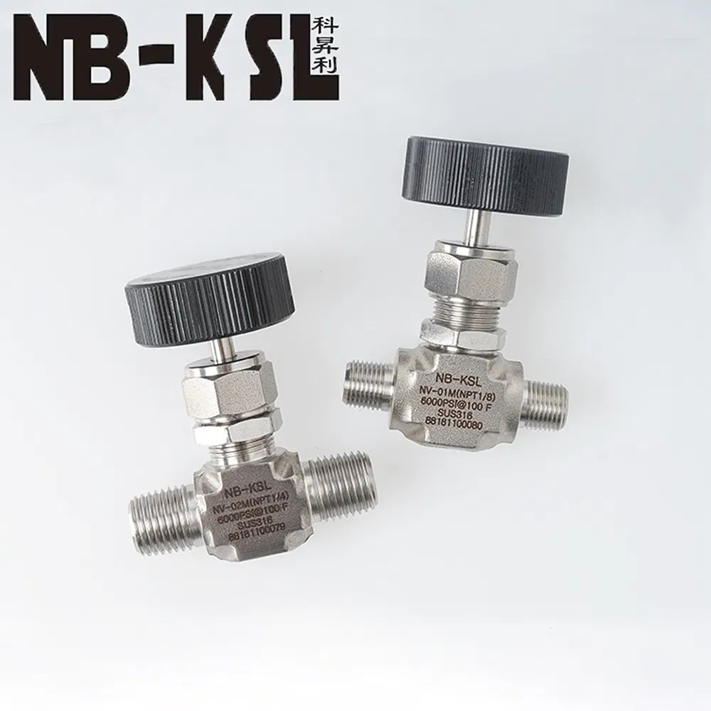 Multi-Purpose High Pressure Male Thread Stainless Control Water Needle Valves