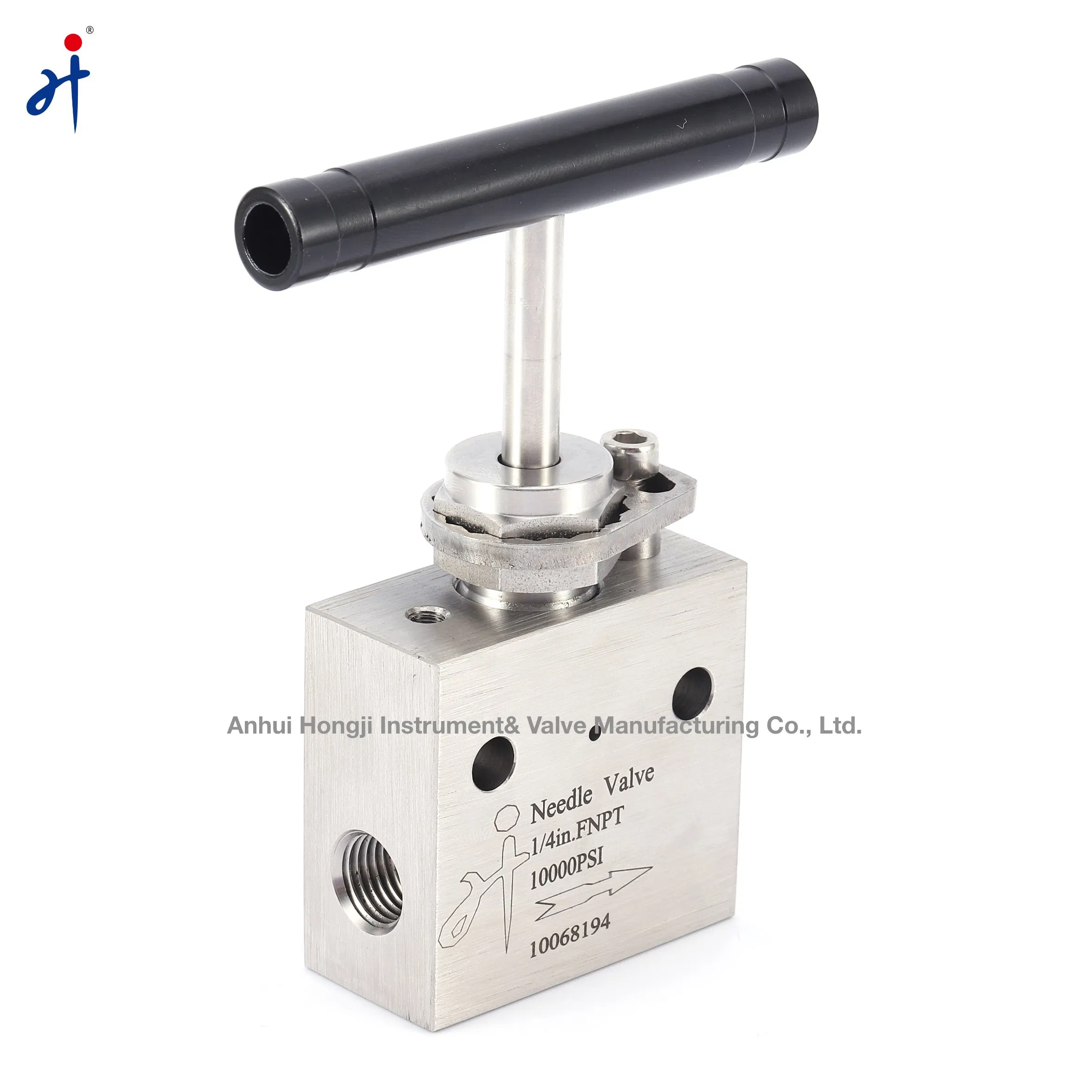 SS316 Ultra High Pressure Valve 30000psi Female Thread Stainless Steel Straight Connecting Needle Valve