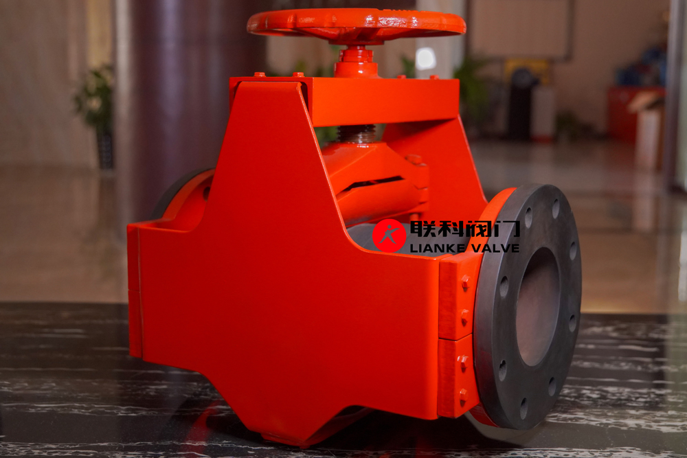 Open Body Manual Casting Steel Pinch Valve DN125