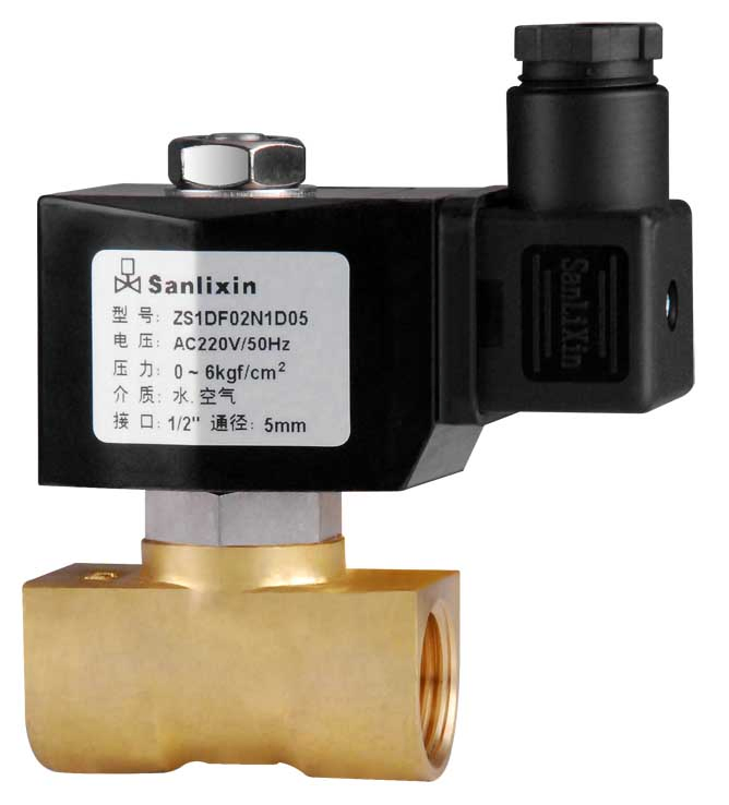 2 Way Brass Water &amp; Air Direct Acting Solenoid Valve