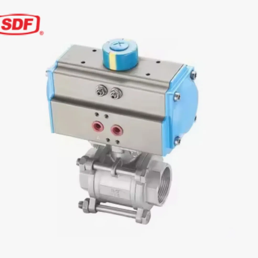 China Factory Origin Pneumatic Segment Stainless Steel Gas Ball Valve