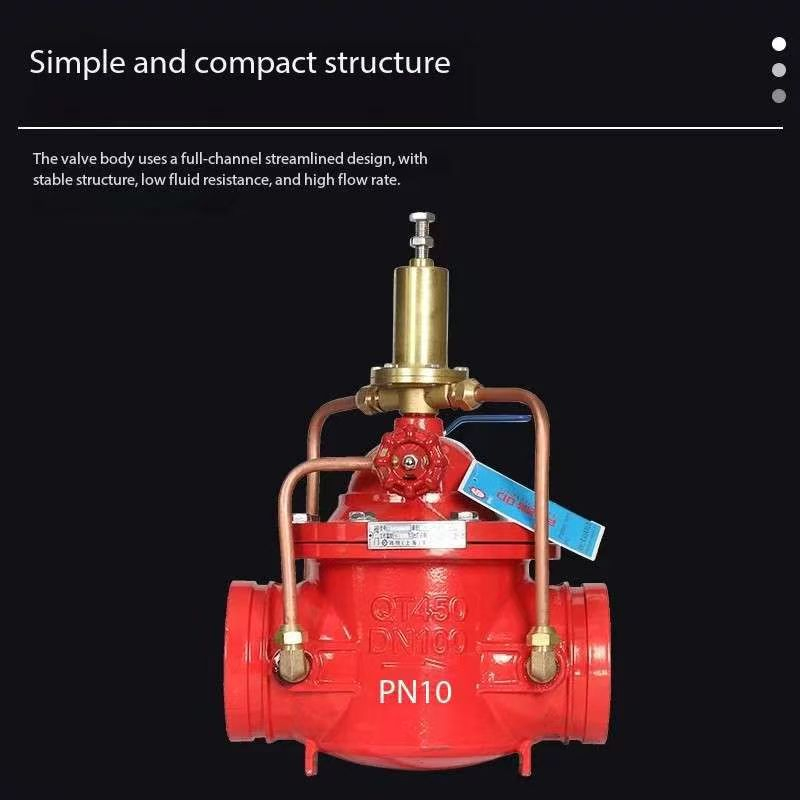 Automatic Drain Valve with Safety Pressure Relief for Firefighting