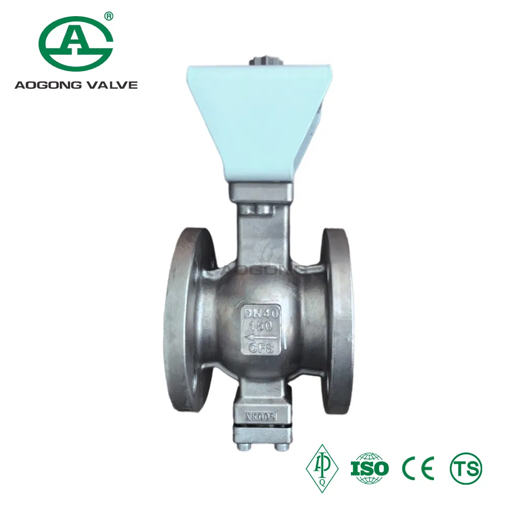 High-Performance CF8 Stainless Steel Segment Ball Valve for Power Plants