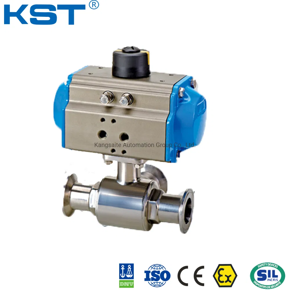 Stainless Steel Electric Actuator Sanitary Ball Valve with Ce/FDA