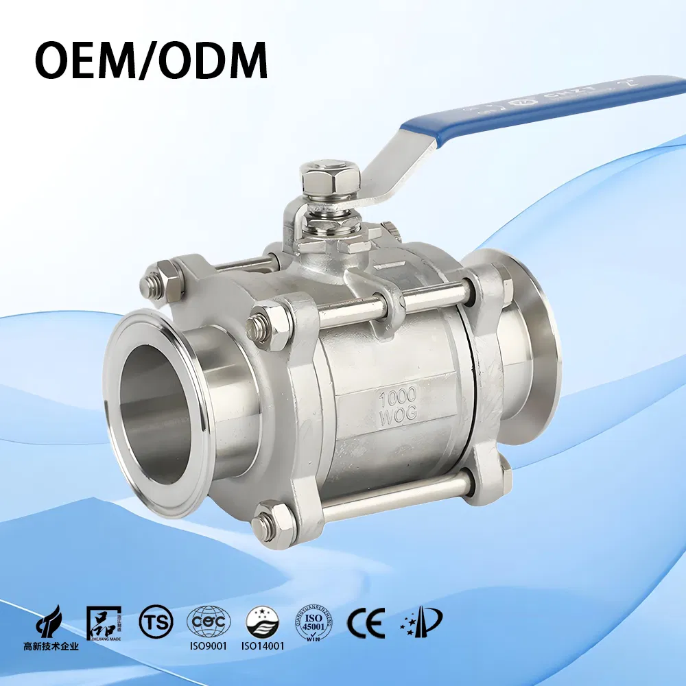 Stainless Steel/SS316/Cryogenic/Motorised/Wafer/High Pressure/Pipeline/Welded/Plumbing/PTFE/Clamp/Threaded/Mini/Ball Valve for Water/Gas/Liquid