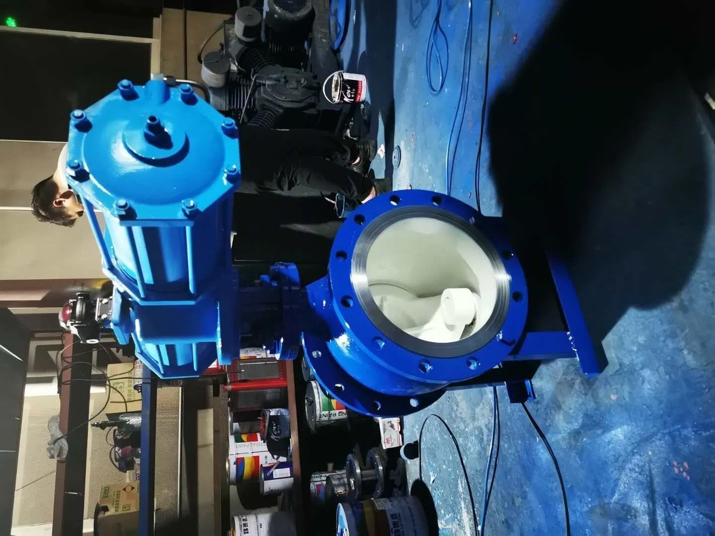 DN200 Double Acting Pneumatic Segment Ball Valve