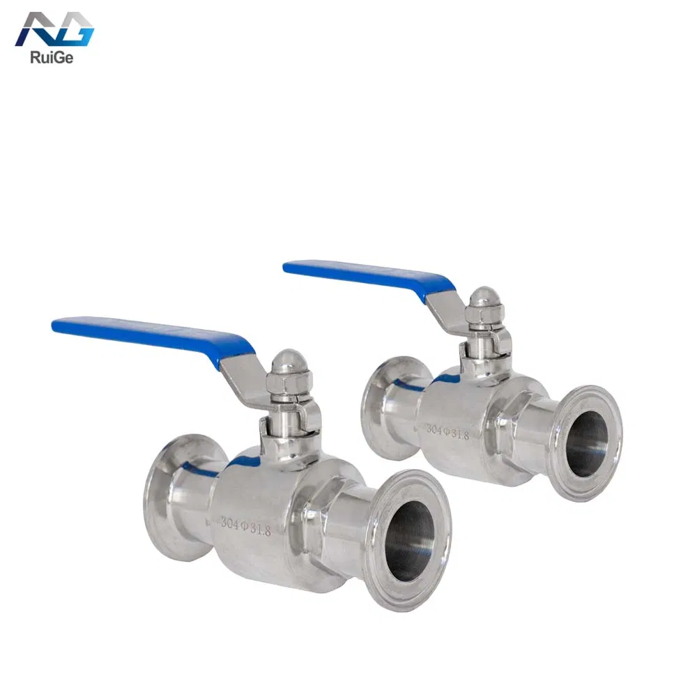 304 316 Stainless Steel Sanitary Quick-Clamp Ball Valve