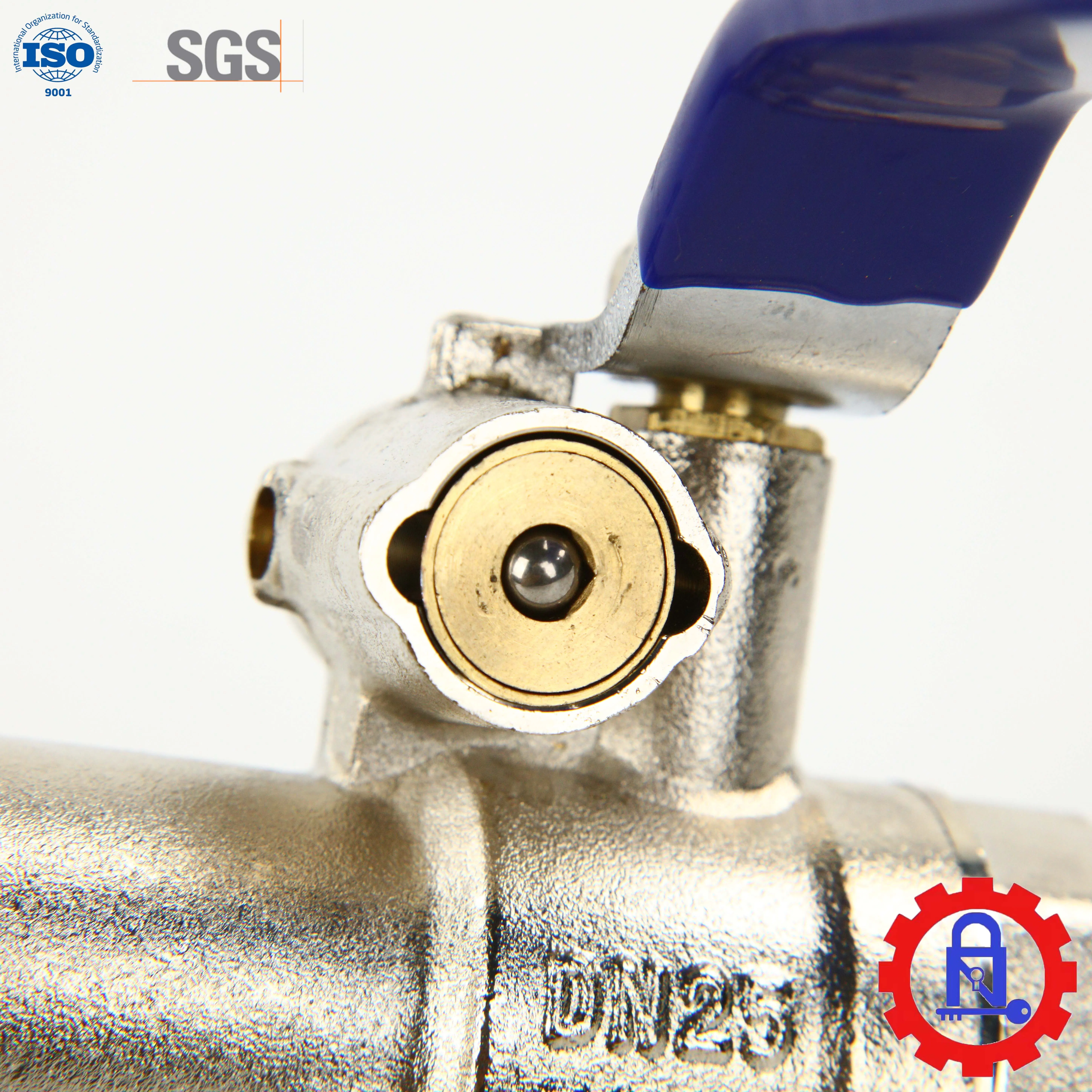 Premium 1/2" Cryogenic Brass Ball Valve for Water and Gas