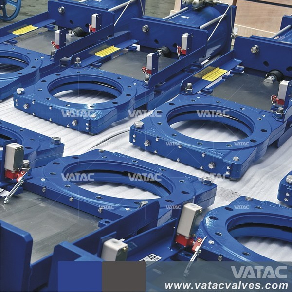Wafer &amp; Lug Stainless Steel or Cast Iron Electric and Pneumatic Slurry Sluice Knife Gate Valve
