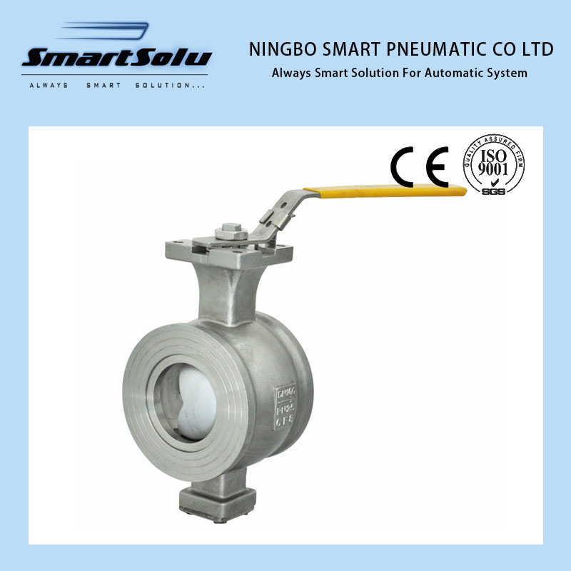 GB Standard V Segment Wafer End Ball Valve