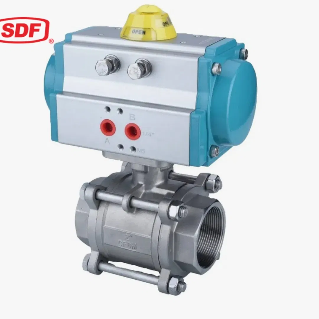 China Factory Origin Pneumatic Segment Stainless Steel Gas Ball Valve