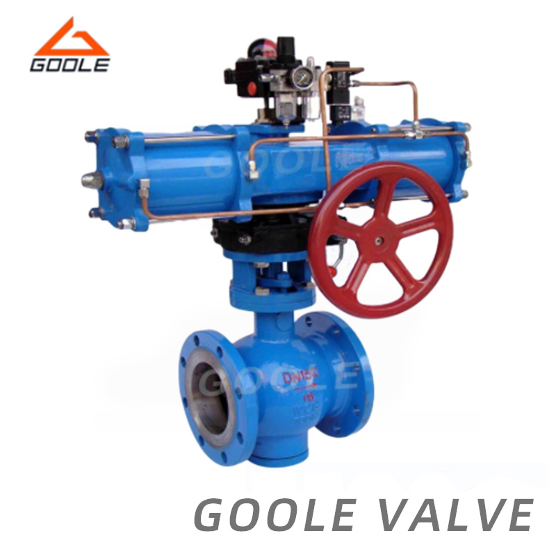 Pneumatic Actuated Forged Steel Flanged Segment Type V Port Ball Valve