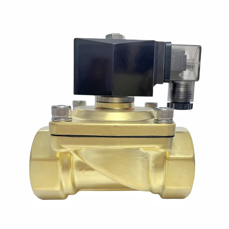 Brass 35mm 5/4 1-1/4 Normal Closed 10bar 0-Differential Pressure Direct Acting DIN 2/2way Outdoor Industrial DC24V Solenoid Water Valve