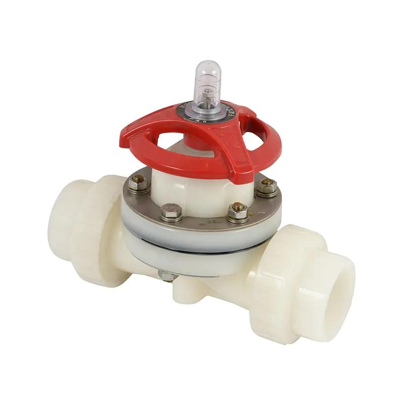 Full Plastic Socket Fusion Diaphragm Valve