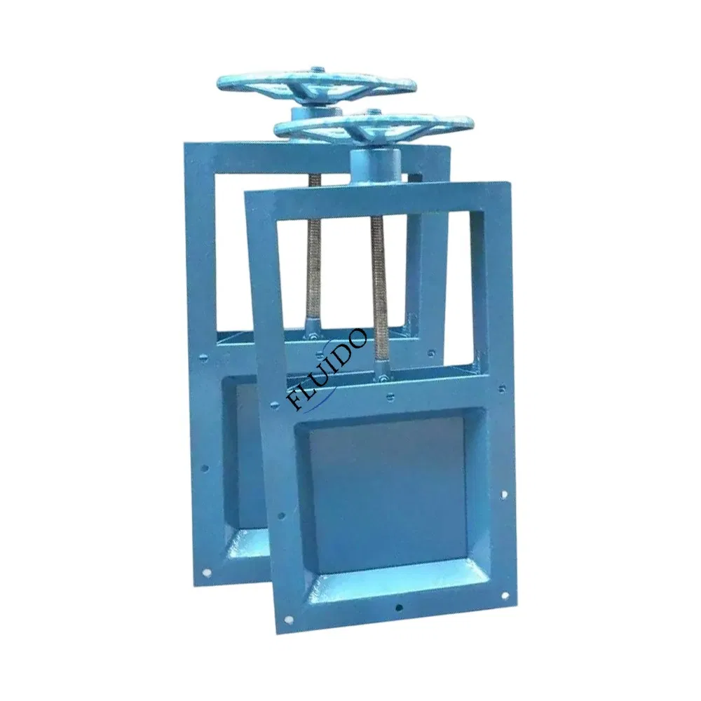 Square Type Flange Knife Gate Valve Hydraulic Electric Manual Pneumatic Sluice Knife Gate Valve