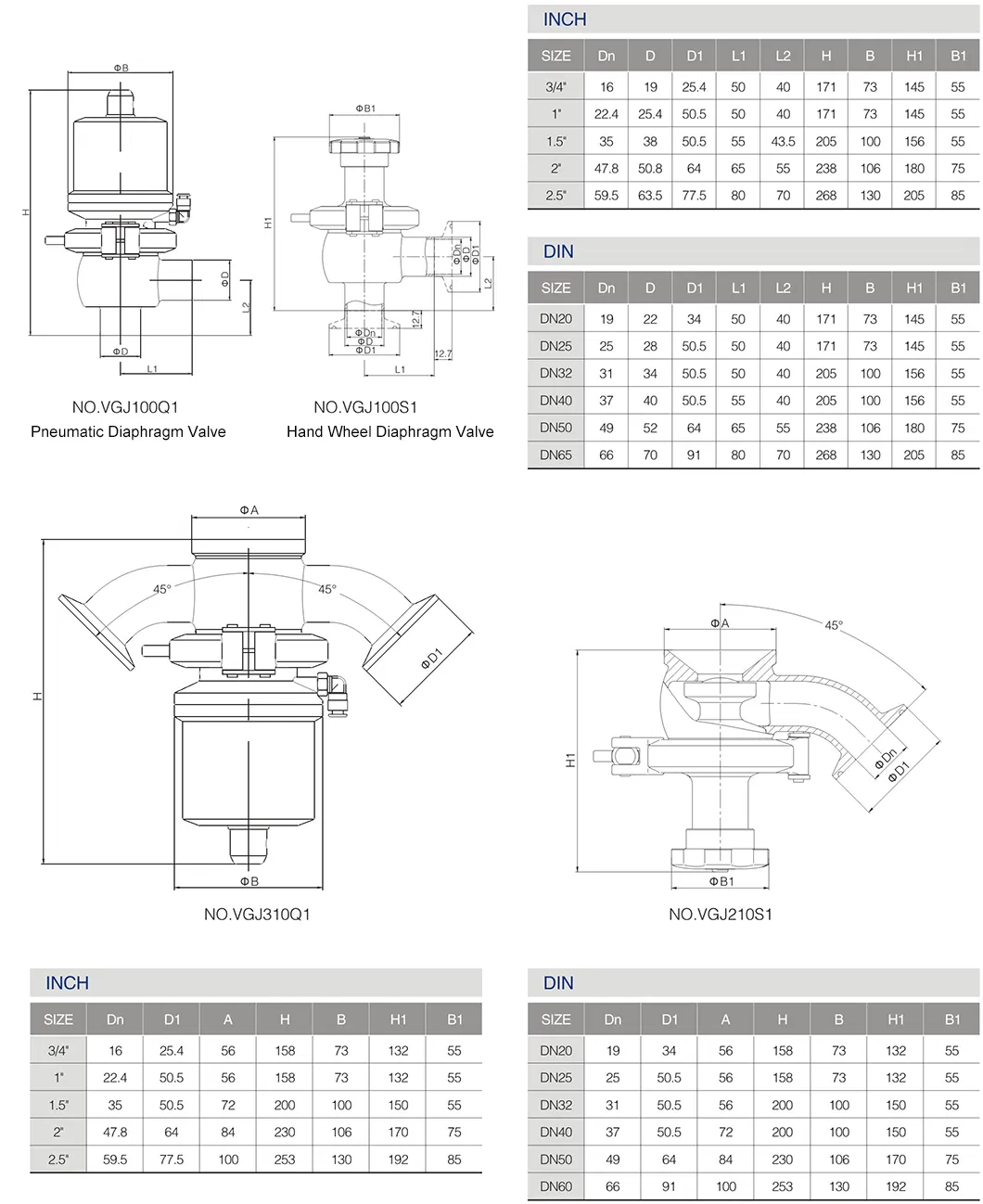 Pneumatic Radial Diaphragm Valve Detail 6