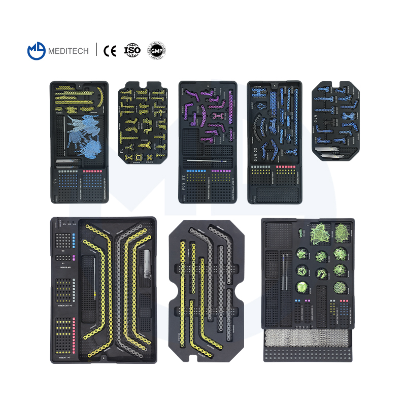 Titanium Maxillofacial Orthopedic Set of Plate Surgical Instrument Set