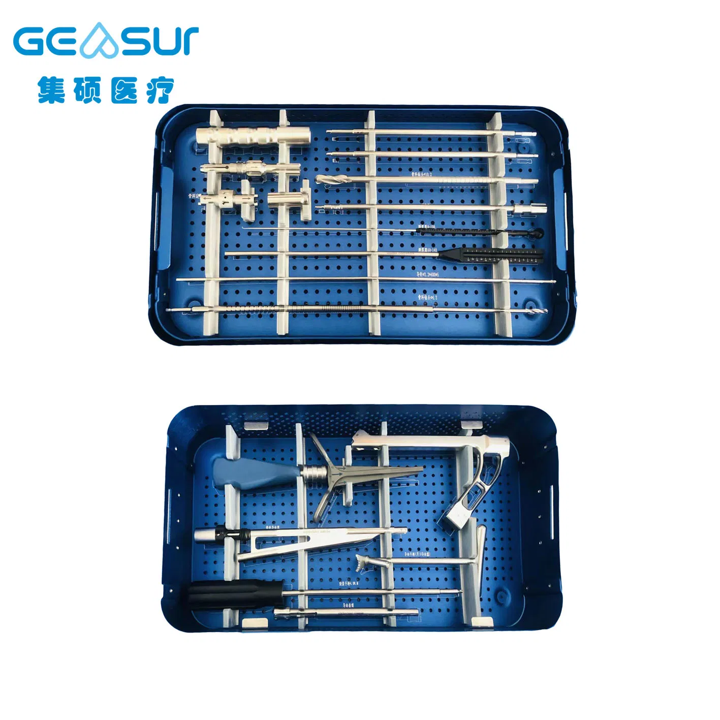 Medical Orthopedic Traumal Instrument Kit Femoral Neck Internal Fixation System Instrument Set