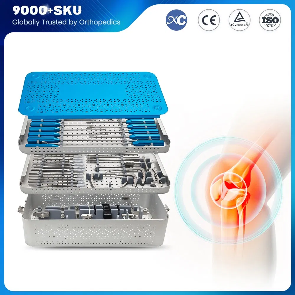 Orthopedic Surgical Medical Acl Surgery Arthroscopy Instrument Set for Knee Reconstruction