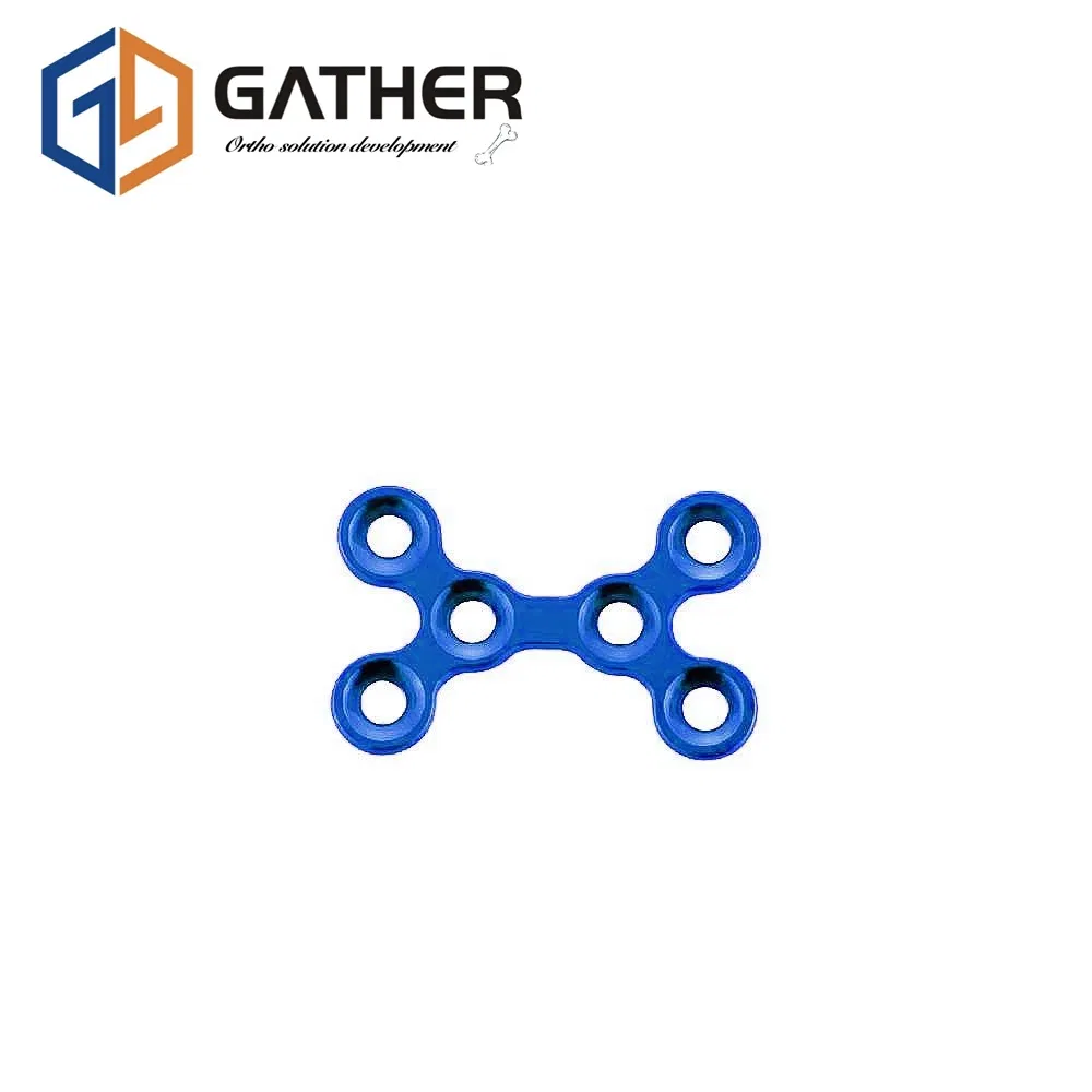 Maxillofacial Mini Double Y-Plate Trauma Implant 1.0 Thickness Plastic Cosmetic Surgery