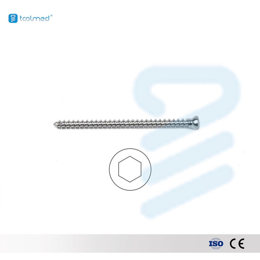 High Quality Orthopedic Titanium Metal Cancellous Cannulated Screws Stainless Steel Full-Thread Self-Tapping Bone Screw