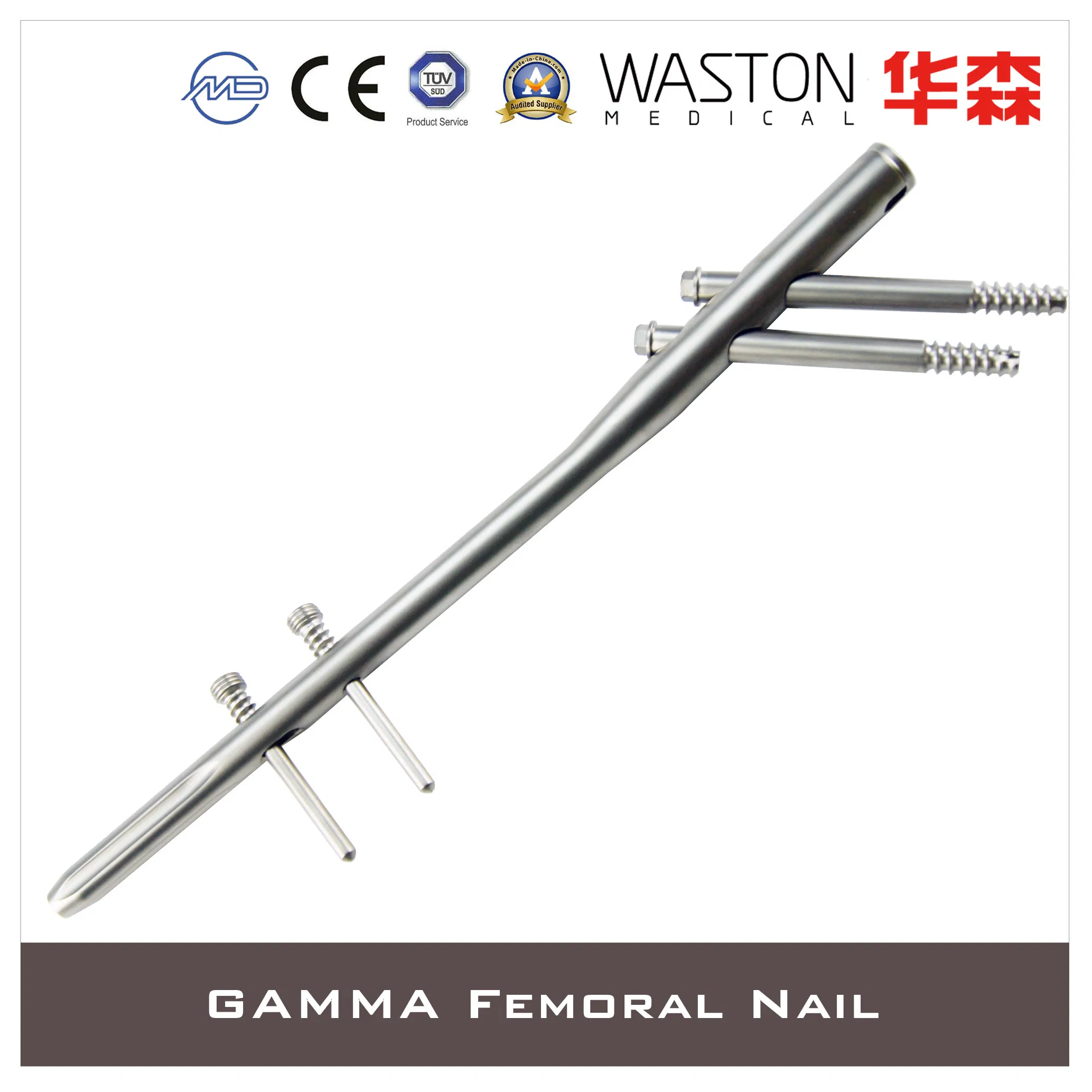 Surgical Instrument Titanium Gamma Femoral Intramedullary Nails