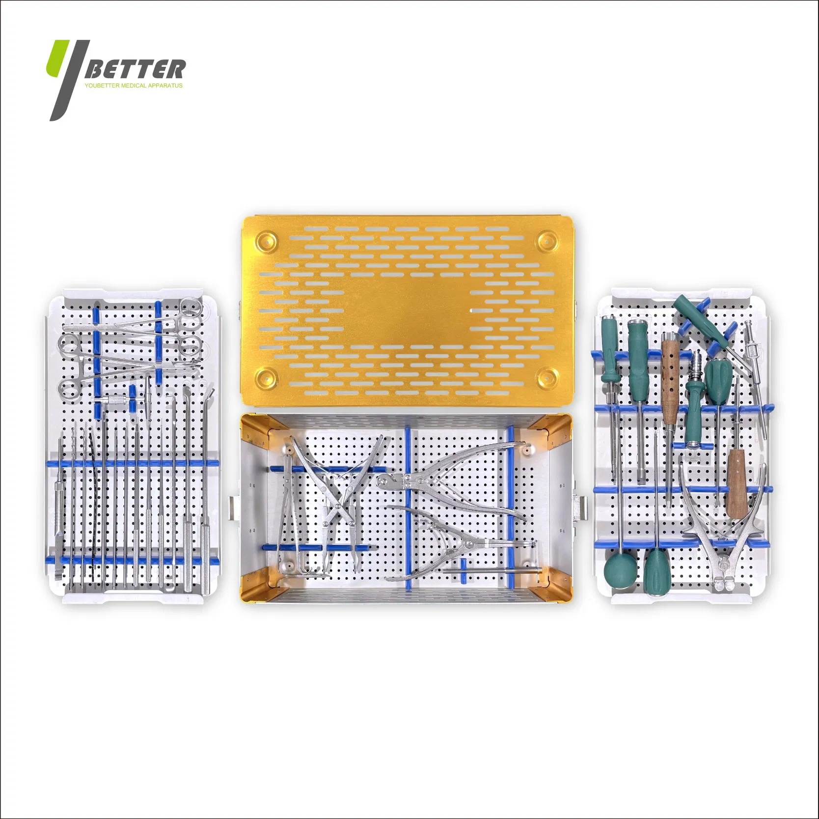 Orthopedic Medical Instrument Set with Trademark