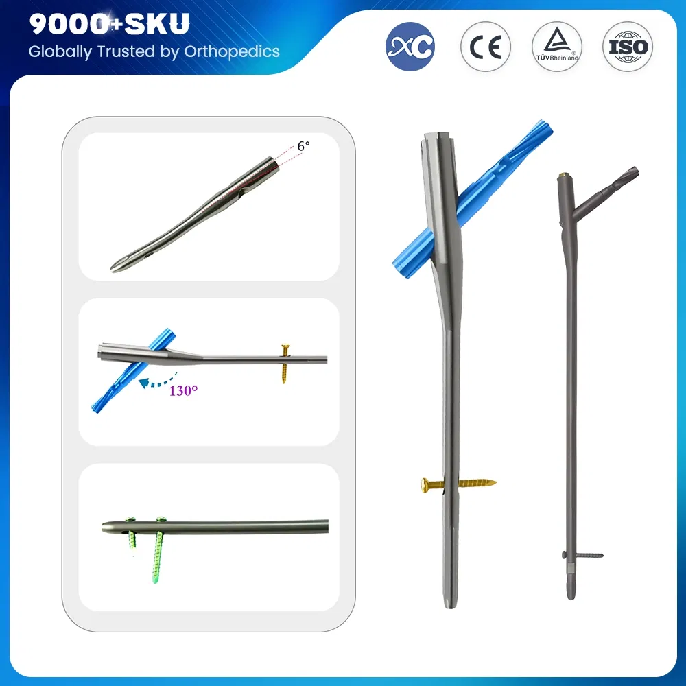 Orthopedic Surgical Implant Titanium Pfna Proximal Femoral Intramedullary Nail