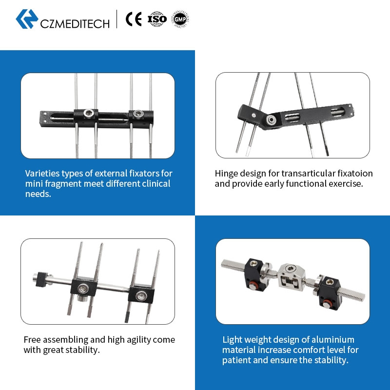 Quality Assured Orthopedic Surgical Instruments Wrist Joints External Fixator for Fracture Surgery